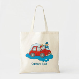 Carwashing Man Tote Bag
