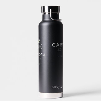 Cary Yoga Collective - Sleek Black Travel Mug Insu Water Bottle