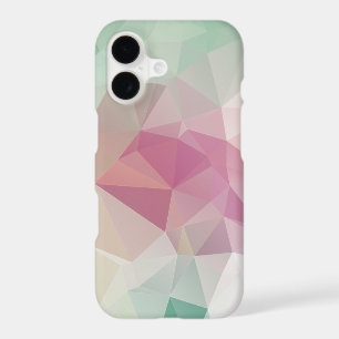 Cas Art Modèle Pyramide Abstraite Rose Pastel Vert
