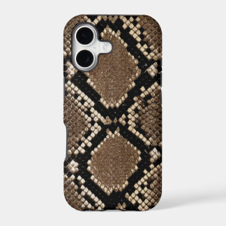 Cas de l'iPhone 5 de peau de serpent