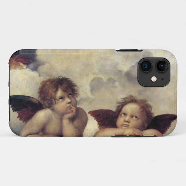 Cas des anges de Raphael Case-Mate iPhone Case (Back (Horizontal))