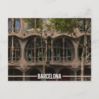 Casa Batllo - Antoni Gaudi, Barcelona Postcard