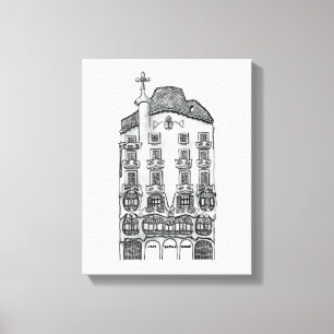 Casa Batllo (Barcelona) Canvas Print