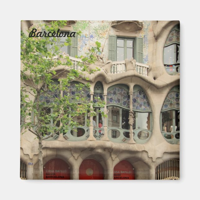 Casa Batllo, Barcelona Magnet (Front)