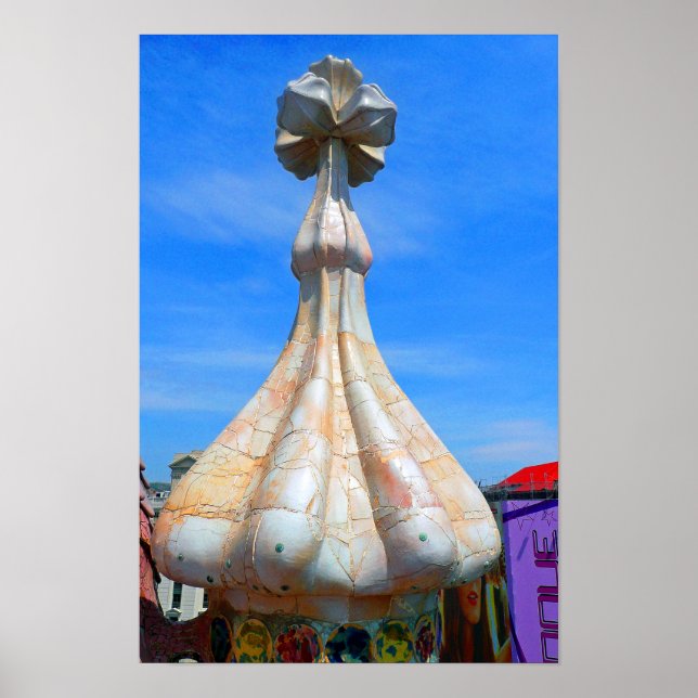 Casa Batllo Barcelona Spain Poster (Front)