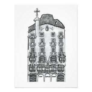Casa Batllo Gaudi (Barcelona) Photo Print