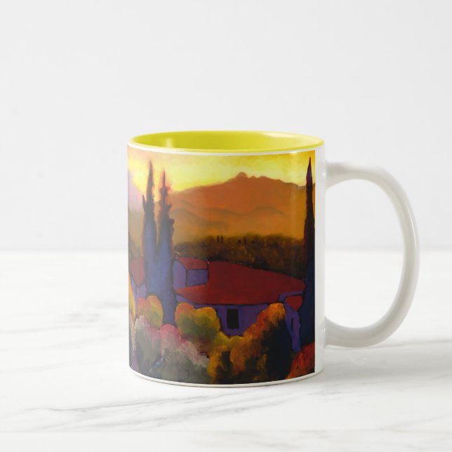 Casa Cares Sunset Two-Tone Coffee Mug (Right)