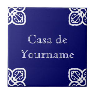 Casa de Custom Name Tile Sign