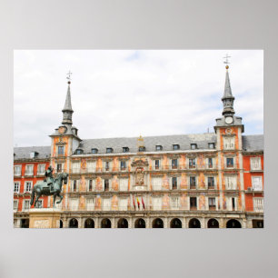 Casa de la Panaderia, Plaza Mayor, Madrid Poster