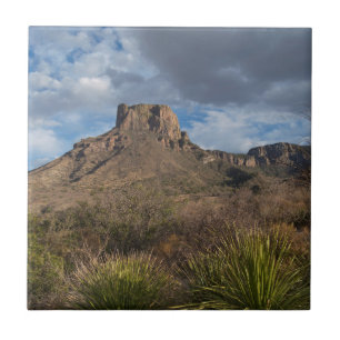 Casa Grande Peak, Chisos Basin, Big Bend Tile