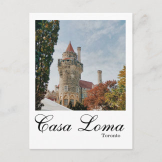 Casa Loma Toronto Canada Postcard Travel