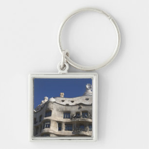 Casa Milà, Barcelona Keychain