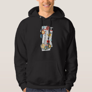 Casablanca Air Ticket Boarding Pass Plane Morroco Hoodie