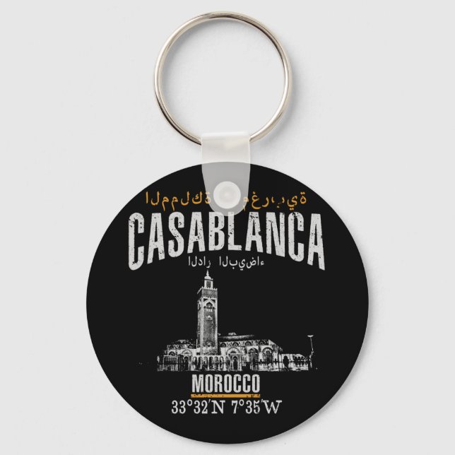 Casablanca Keychain (Front)
