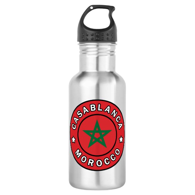 Casablanca Morocco 532 Ml Water Bottle (Front)