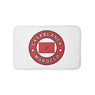 Casablanca Morocco Bath Mat