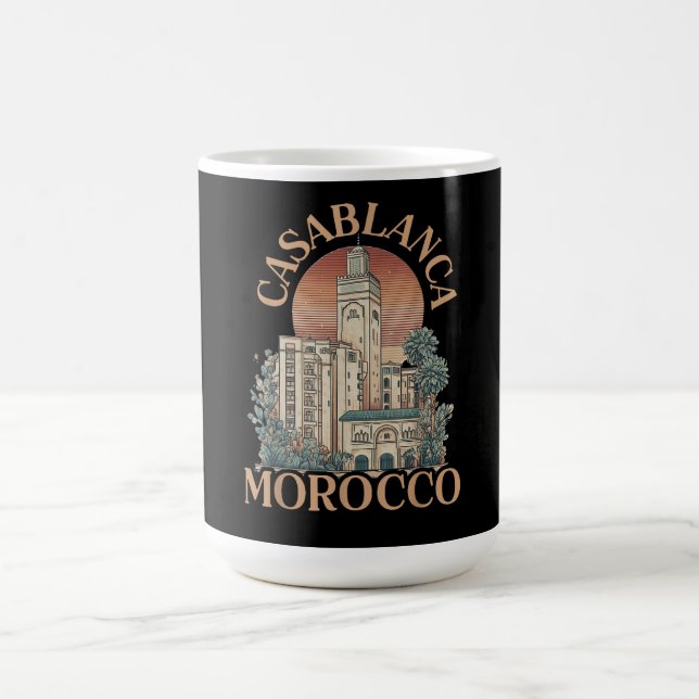 casablanca morocco coffee mug (Center)