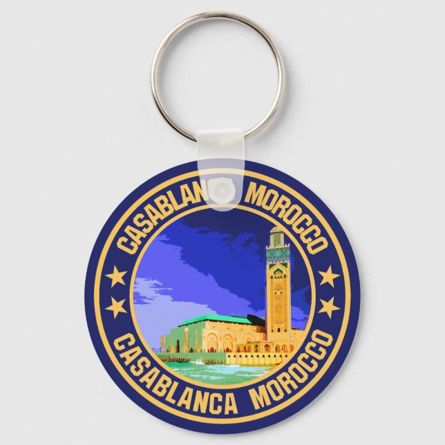 Casablanca Morocco                                 Keychain (Front)