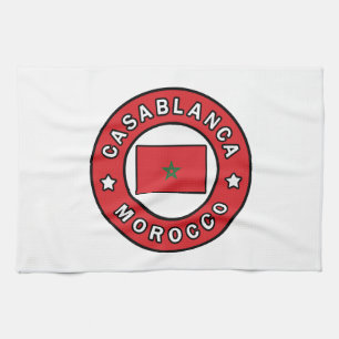 Casablanca Morocco Kitchen Towel