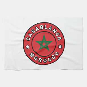 Casablanca Morocco Kitchen Towel
