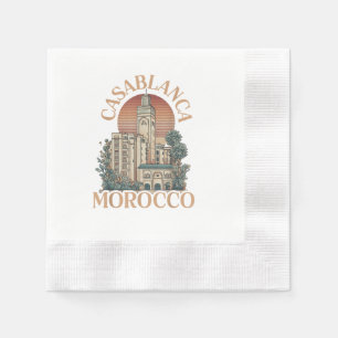 casablanca morocco napkin