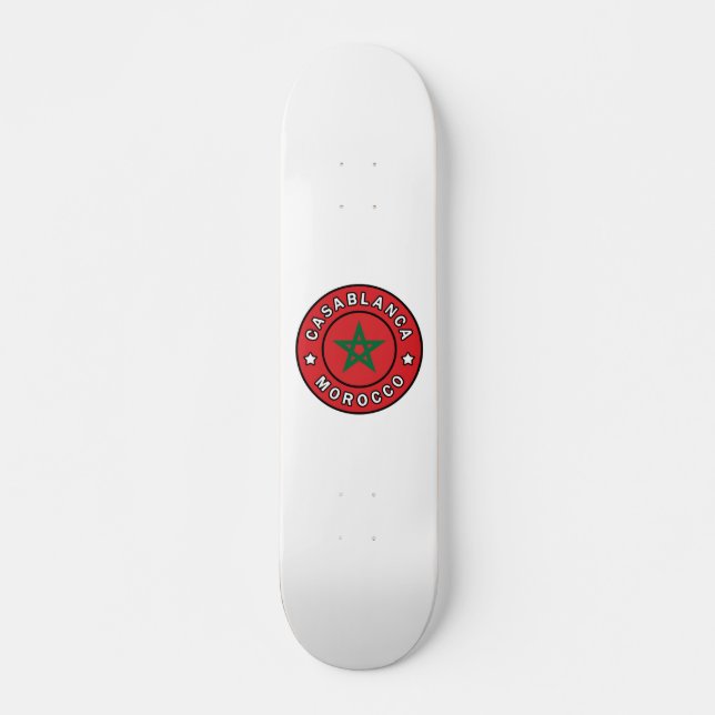 Casablanca Morocco Skateboard (Front)