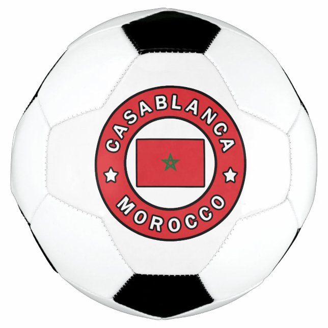 Casablanca Morocco Soccer Ball (Front)