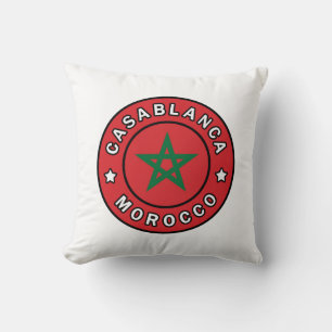 Casablanca Morocco Throw Pillow