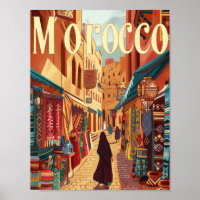 Casablanca Morocco Vintage Famous Travel Place