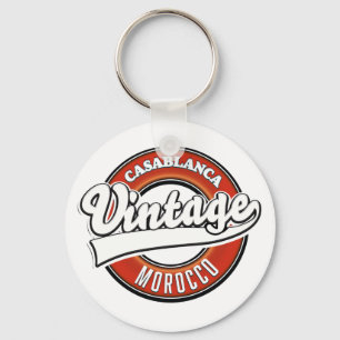 Casablanca Morocco Vintage logo Keychain