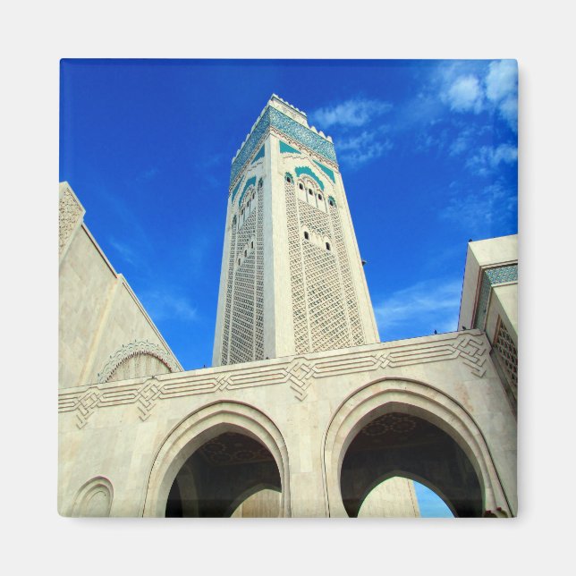 casablanca mosque magnet (Front)