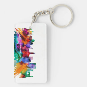 Casablanca Skyline Keychain