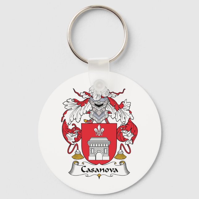 Casanova Family Crest Keychain (Front)