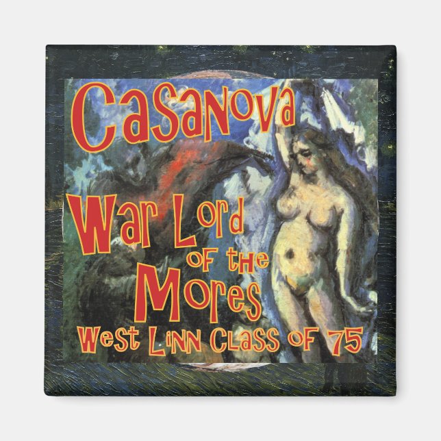Casanova War Lord Mores WLHS HighOR Magnet (Front)