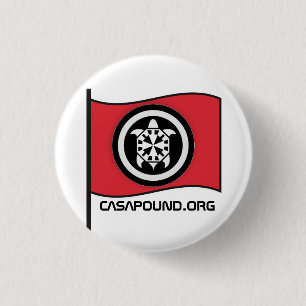 CASAPOUND CASA POUND ITALIA 1 INCH ROUND BUTTON
