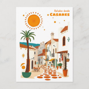 Casares vacances espagne Málaga Carte postale