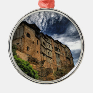 Casas colgadas in Frias, Spain Metal Ornament