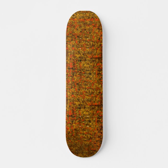 Casca de árvore virtual, com tons de living coral skateboard (Front)
