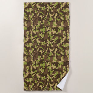 Cascade Camouflage Beach Towel