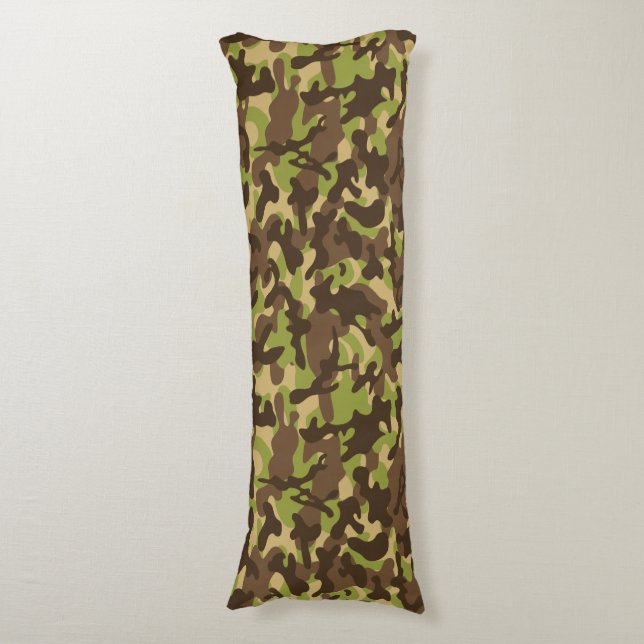 Cascade Camouflage  Body Pillow (Front Vertical)