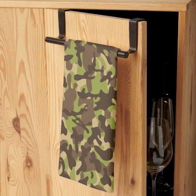 Cascade Camouflage  Kitchen Towel (Thirds Fold)