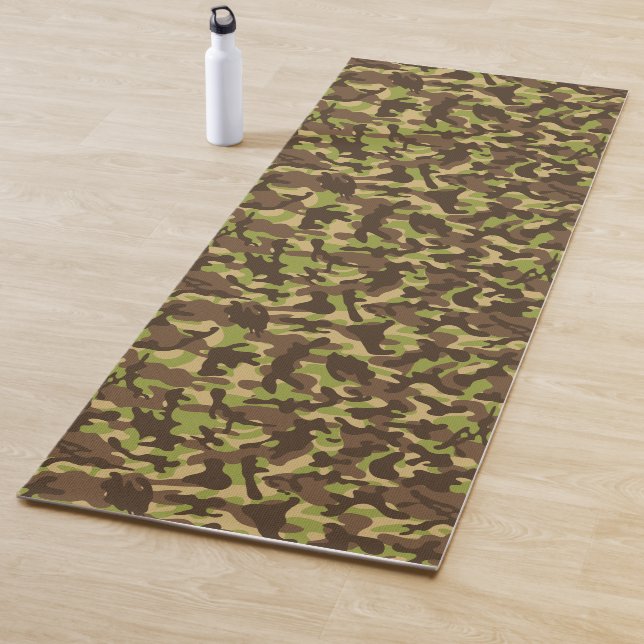 Cascade Camouflage   Yoga Mat (In Situ)