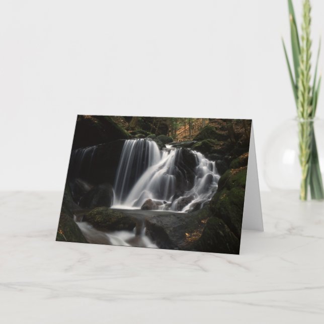 Cascade dans des cartes pour notes du Connecticut (Devant)