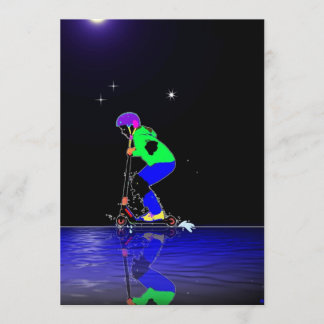 Cascade de carte d'invitation