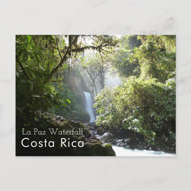 Cascade de La Paz, Vara Blanca, Costa Rica Carte p (Devant)