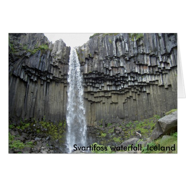 Cascade de Svartifoss, Islande (Devant horizontal)