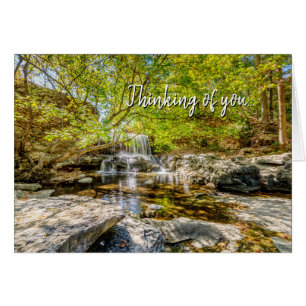 Cascade de Tanyard Creek À l'automne Pensez à vous