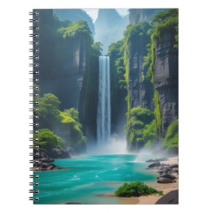 Cascade Dreams – Waterfall-Inspired Notebook