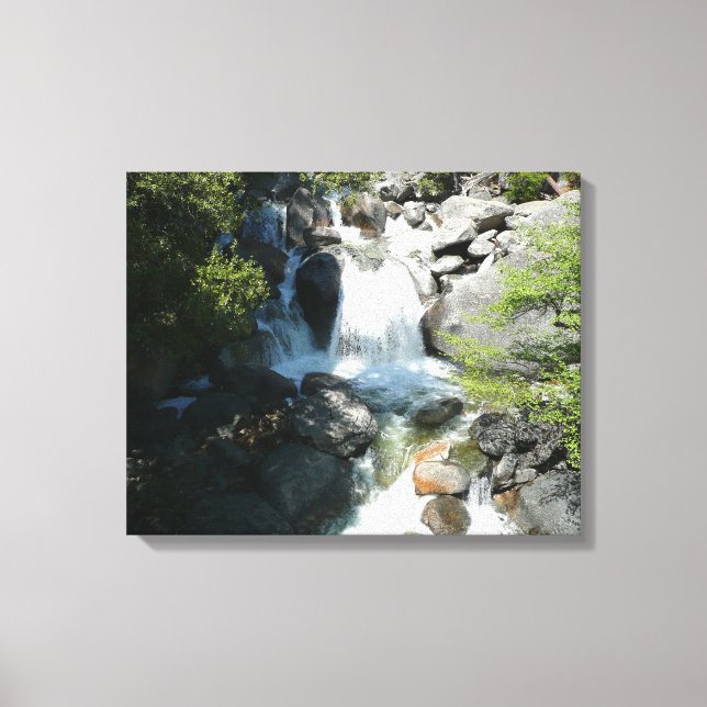 Cascade Falls at Yosemite National Park Canvas Print (Front)