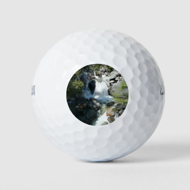 Cascade Falls at Yosemite National Park Golf Balls (Front)